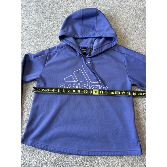 Adidas Women's Climawarm Pullover Purple Hoodie Size Medium - Picture 8 of 9